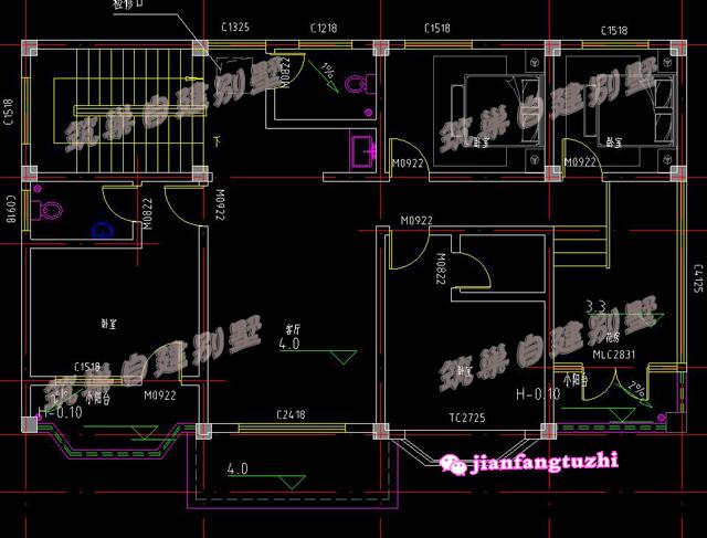 25萬(wàn)左右就能蓋起帶堂屋可放神位的農(nóng)村二層自建房設(shè)計(jì)圖，有你喜歡的嗎？