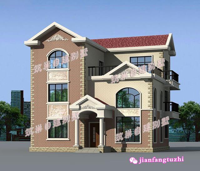 占地100平方米左右的農(nóng)村三層小別墅設(shè)計(jì)圖，非常經(jīng)典，舒適實(shí)用！