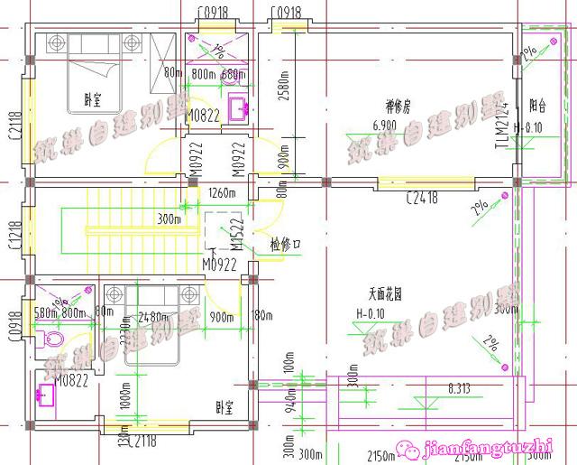 占地100平方米左右的農(nóng)村三層小別墅設(shè)計(jì)圖，非常經(jīng)典，舒適實(shí)用！