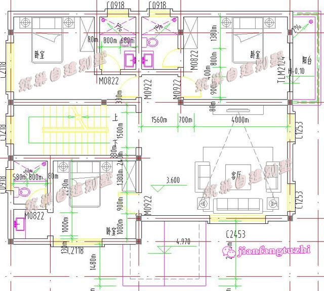 占地100平方米左右的農(nóng)村三層小別墅設(shè)計(jì)圖，非常經(jīng)典，舒適實(shí)用！