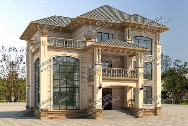 90后青年回家蓋三層別墅自建房，外觀(guān)漂亮，布局實(shí)用，村里人排著隊(duì)給介紹對(duì)象。