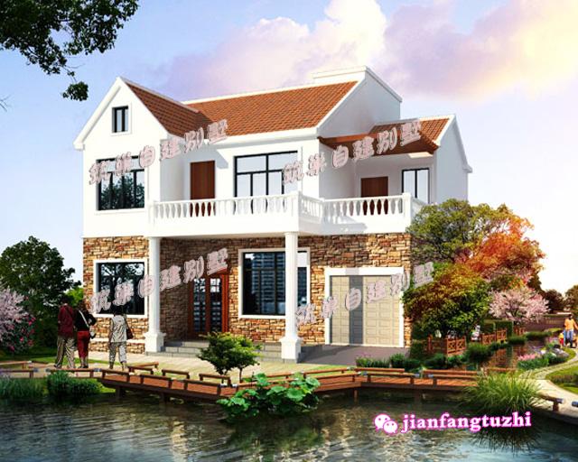 占地100平米二層歐式別墅設(shè)計(jì)圖，溫馨又美觀，造價(jià)20萬