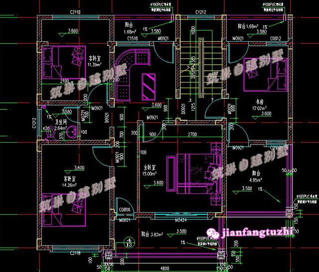占地100平米二層歐式別墅設(shè)計(jì)圖，溫馨又美觀，造價(jià)20萬