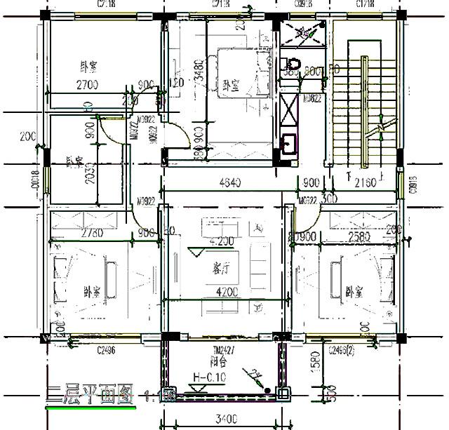 占地137平四層農(nóng)村自建房，布局方正，40萬就能建起來，秒殺商品房！