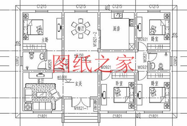 5款占地150平一層自建房，經(jīng)濟(jì)實(shí)惠的養(yǎng)老房，只要15萬，太省錢了！