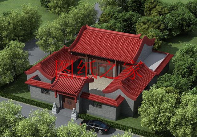 宅基地很大才能修建的一層別墅，占地300平米以上，經(jīng)濟(jì)又實(shí)用，低調(diào)奢華！