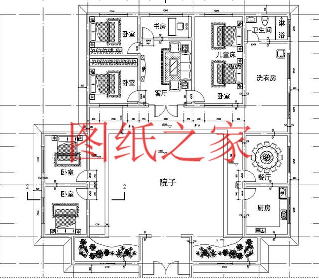 宅基地很大才能修建的一層別墅，占地300平米以上，經(jīng)濟(jì)又實(shí)用，低調(diào)奢華！