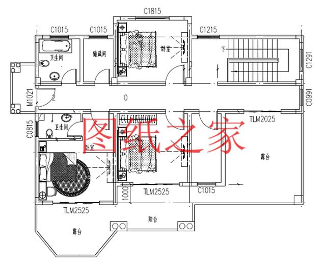 非常引人注目的三層別墅，200平米左右的大戶型，絕對(duì)與眾不同！