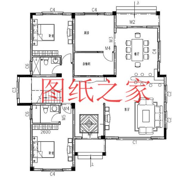 非常引人注目的三層別墅，200平米左右的大戶型，絕對(duì)與眾不同！