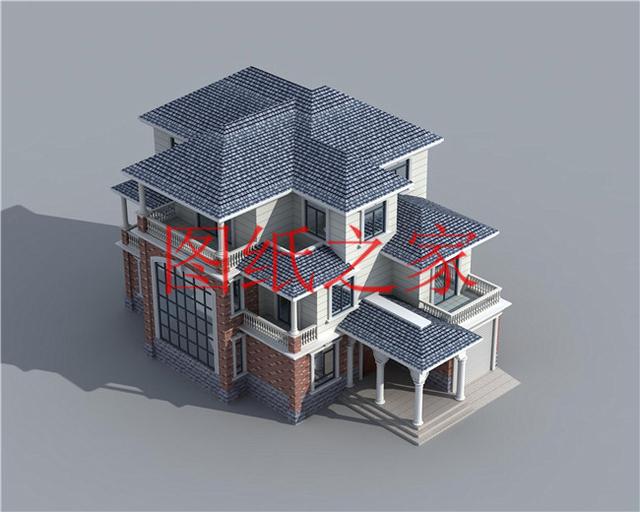 非常引人注目的三層別墅，200平米左右的大戶型，絕對(duì)與眾不同！