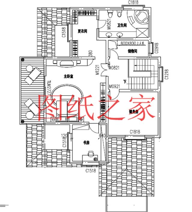 非常引人注目的三層別墅，200平米左右的大戶型，絕對(duì)與眾不同！