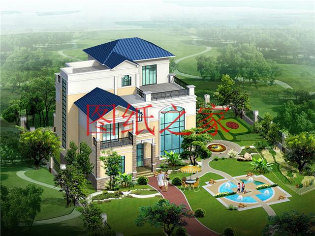 非常引人注目的三層別墅，200平米左右的大戶型，絕對(duì)與眾不同！