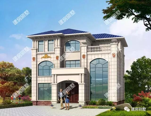 三款面寬尺寸相同的三層自建房，帶挑空客廳，外觀也是一棟比一棟的漂亮，你看上哪一款了？