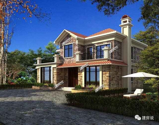 鄉(xiāng)村二層田園風自建房，等賺了錢，我一定要花25萬回家蓋！