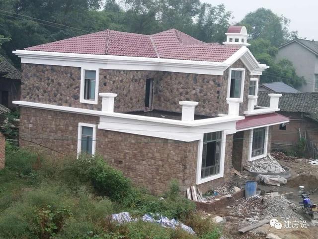 鄉(xiāng)村二層田園風自建房，等賺了錢，我一定要花25萬回家蓋！