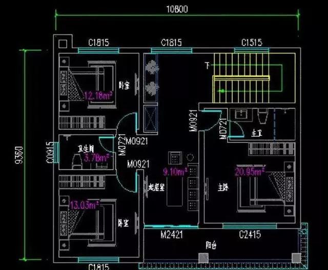 兩款占地100平以內(nèi)的農(nóng)村二層自建房，尤其是第二款六間臥室的設(shè)計思路很氣派，讓人羨慕。