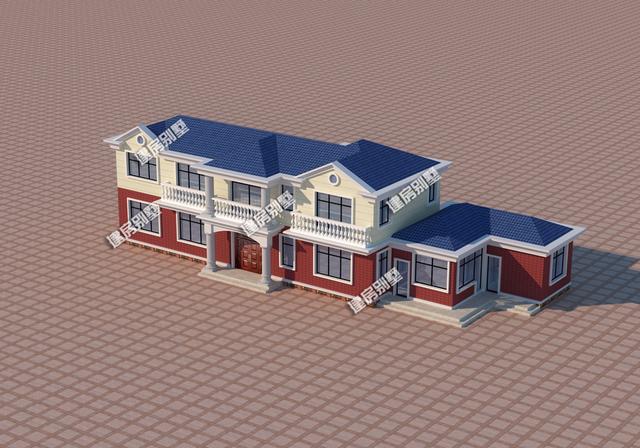 26米x10.3米農(nóng)村二層自建房，帶獨(dú)立土灶廚房餐廳，帶來不一般的享受！