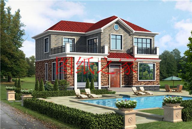 150平米大戶型二層別墅，造價(jià)30萬(wàn)左右，經(jīng)濟(jì)實(shí)惠、美觀漂亮！