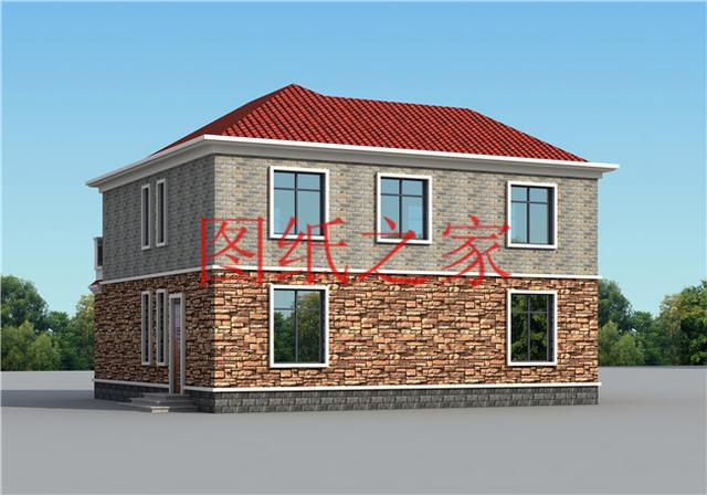 150平米大戶型二層別墅，造價(jià)30萬(wàn)左右，經(jīng)濟(jì)實(shí)惠、美觀漂亮！