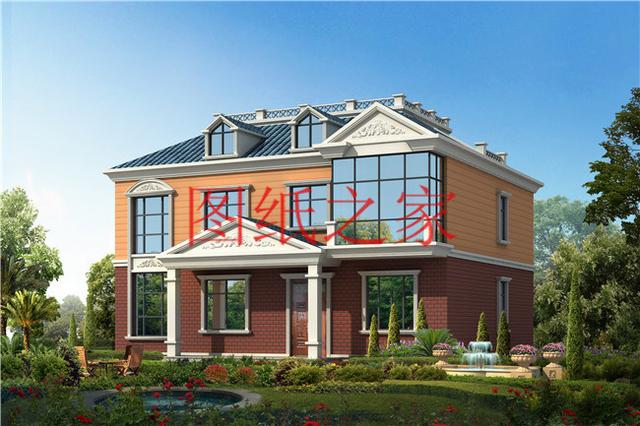 150平米大戶型二層別墅，造價(jià)30萬(wàn)左右，經(jīng)濟(jì)實(shí)惠、美觀漂亮！