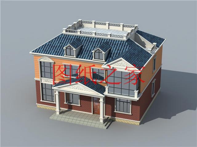 150平米大戶型二層別墅，造價(jià)30萬(wàn)左右，經(jīng)濟(jì)實(shí)惠、美觀漂亮！