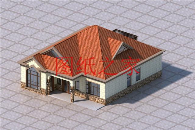 漂亮實(shí)用的一層半小別墅，適合人口不多的家庭，經(jīng)濟(jì)又實(shí)惠！