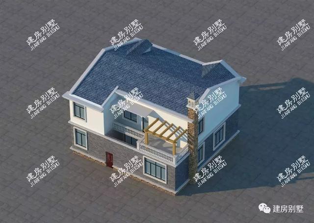 二層簡約農(nóng)村自建房，帶柴火房和后院，被評選為最合適農(nóng)村建的戶型，實(shí)在是實(shí)至名歸。