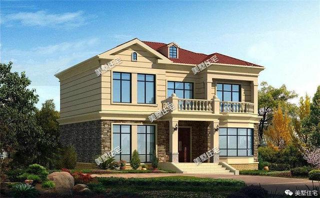 5款在鄉(xiāng)村用30萬就能蓋起的二層別墅設計圖，城里人都羨慕了！