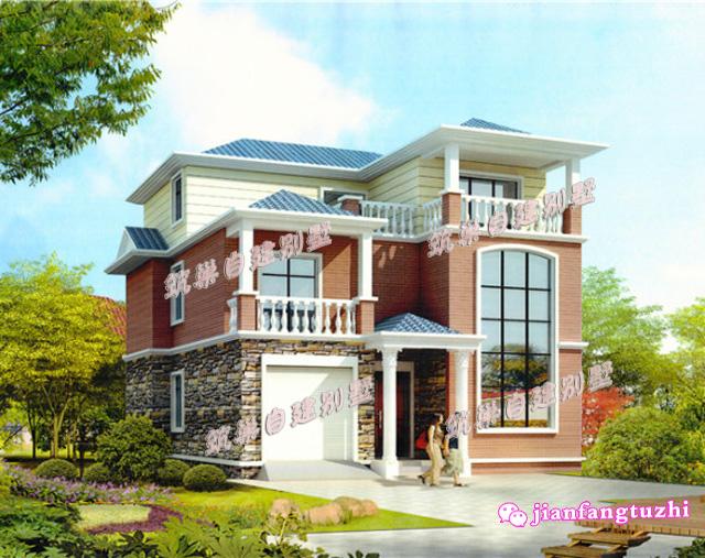 2款農(nóng)村三層別墅設(shè)計(jì)圖，非常經(jīng)典，含效果圖平面圖，第一款還原度超高！