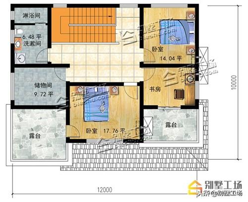 推薦一款最新英式二層別墅設(shè)計圖，紅色外觀亮眼搭配，熱烈大氣造價20萬