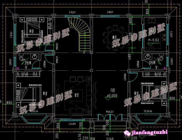 推薦10款造價(jià)25萬二層別墅設(shè)計(jì)圖，簡(jiǎn)約大方，有喜歡的就收藏哦