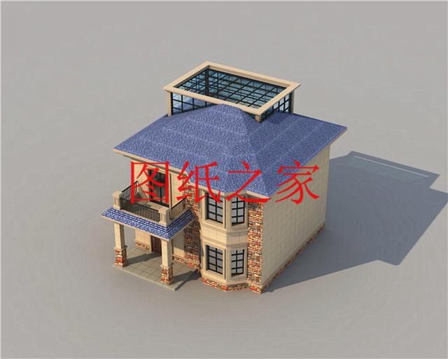 占地90平米左右的二層別墅，開間不到10米，非常實用的小戶型！