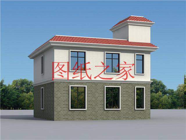 占地90平米左右的二層別墅，開間不到10米，非常實用的小戶型！