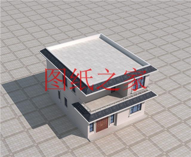 占地90平米左右的二層別墅，開間不到10米，非常實用的小戶型！