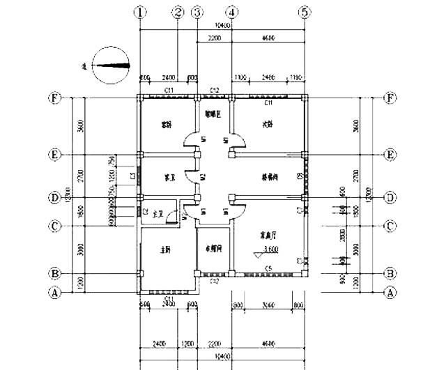 占地135平方米簡(jiǎn)約三層農(nóng)村自建房，布局合理，方正大氣。