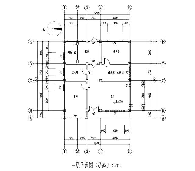 占地135平方米簡(jiǎn)約三層農(nóng)村自建房，布局合理，方正大氣。