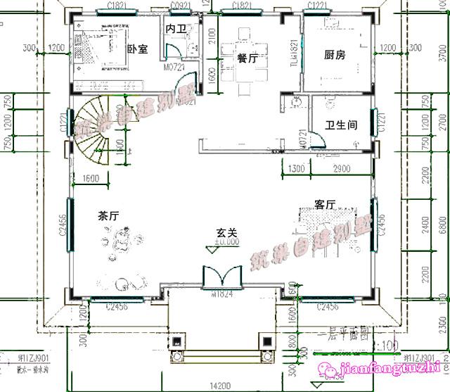 14x13米農(nóng)村四層別墅設(shè)計(jì)圖，奢華大氣，高品質(zhì)農(nóng)村住宅！