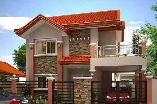 占地100平兩層別墅設(shè)計圖，帶車庫，簡單實用，希望大家會喜歡。