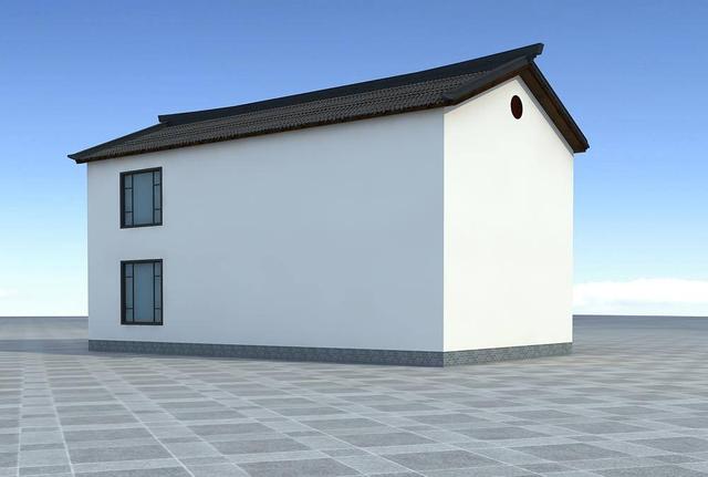 占地145平方米二層新中式別墅設(shè)計(jì)圖，帶堂屋+陽(yáng)光房，古風(fēng)古色！