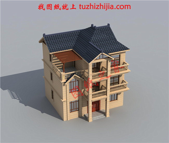 小戶型農村三層樓房造價17萬，經濟又實用！