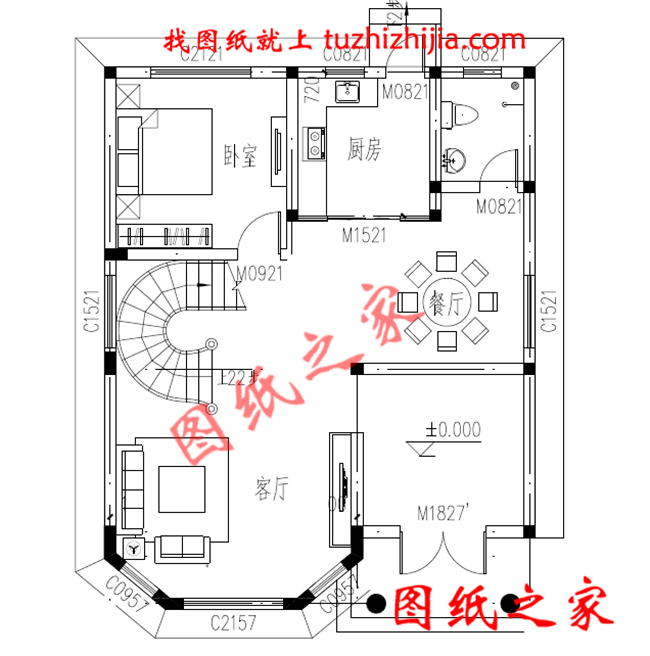 小戶型農村三層樓房造價17萬，經濟又實用！