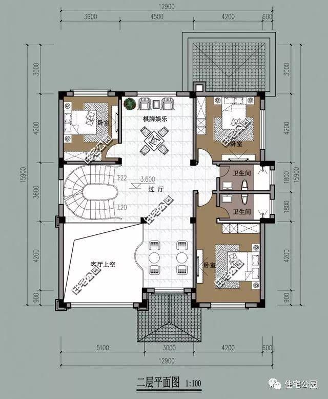 農(nóng)村三層經(jīng)典簡歐別墅設(shè)計圖，簡單大氣，新建起來的房子就是不一般，處處都透露著高級感。