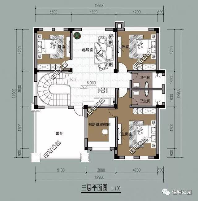 農(nóng)村三層經(jīng)典簡歐別墅設(shè)計圖，簡單大氣，新建起來的房子就是不一般，處處都透露著高級感。