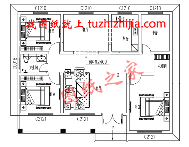6套住宅設計公司最新一層別墅設計圖，你心動了嗎？