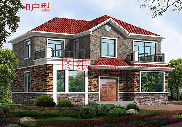 漂亮實用又省錢的二層別墅，占地150平米造價只要25萬！