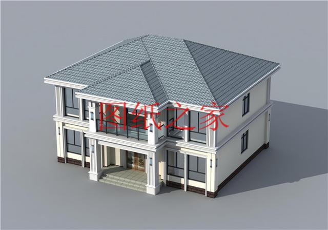 漂亮實用又省錢的二層別墅，占地150平米造價只要25萬！