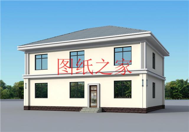 漂亮實用又省錢的二層別墅，占地150平米造價只要25萬！