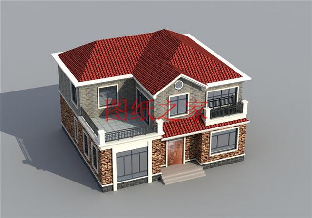 漂亮實用又省錢的二層別墅，占地150平米造價只要25萬！