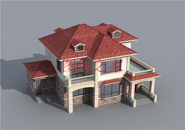 漂亮實用又省錢的二層別墅，占地150平米造價只要25萬！