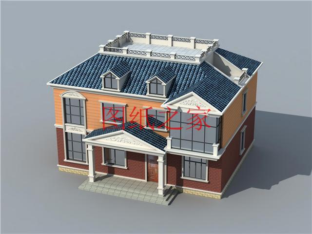 漂亮實用又省錢的二層別墅，占地150平米造價只要25萬！